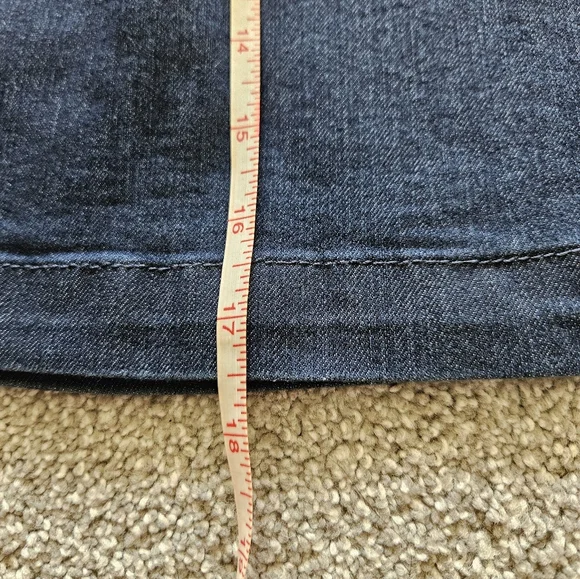 LOFT denim nautical sailor denim skirt, 29", blue - Picture 10 of 11